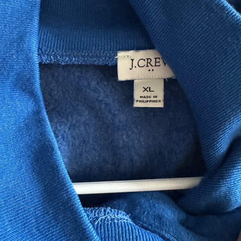 J. Crew Men's Royal Blue Crewneck Sweatshirt